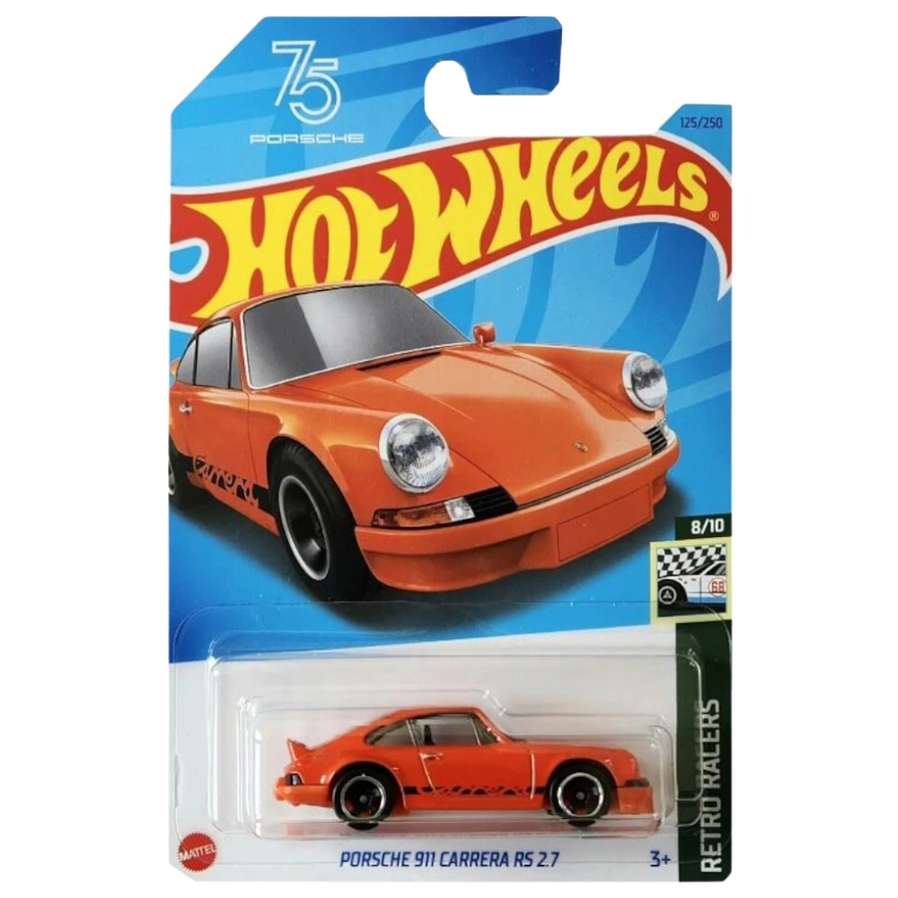 Hot Wheels Porsche 911 Carrera RS Die-Cast Vehicle Sports Car Collectible Toy Mattel