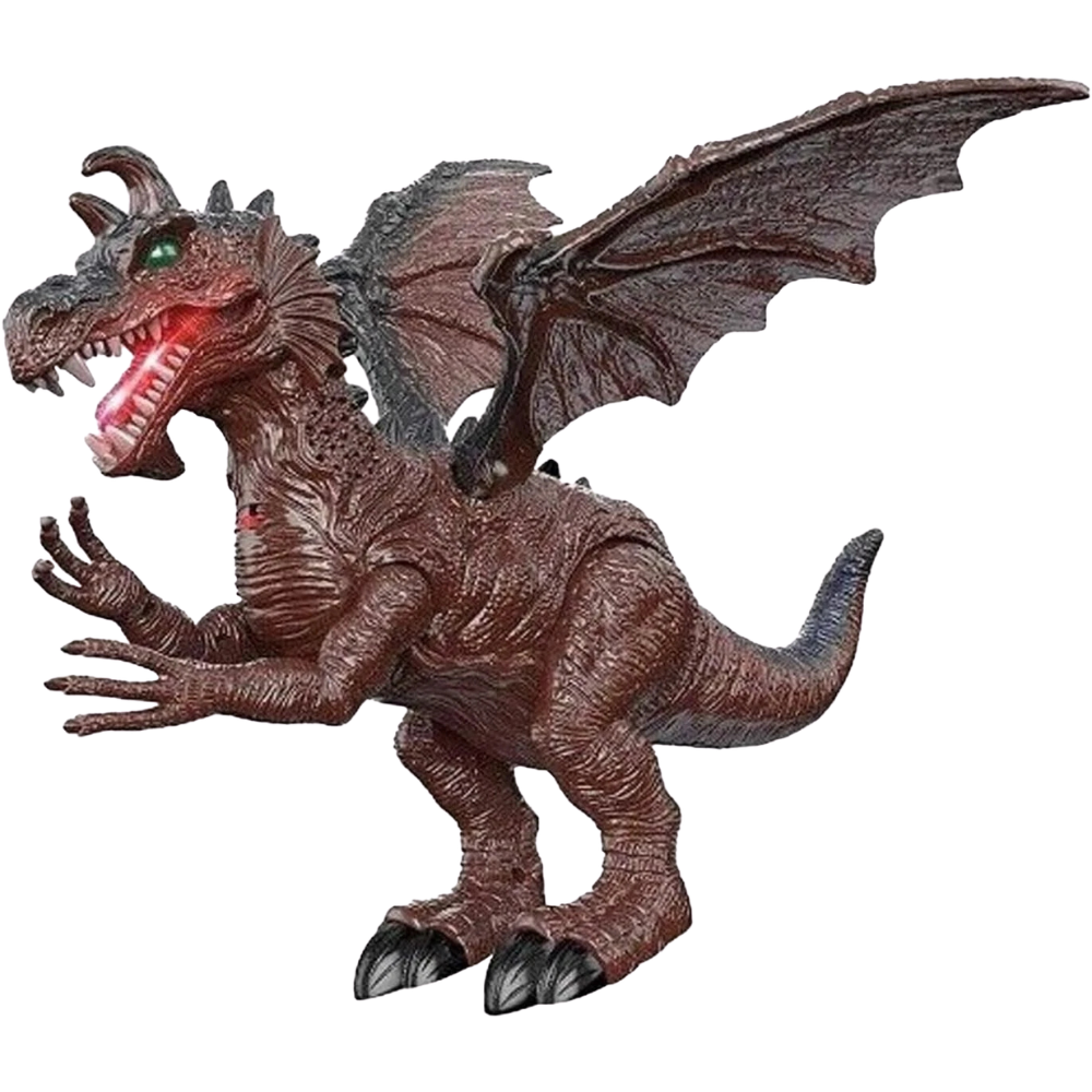 PEBBLE HUG Electric Dinosaur Toy Walking Lights Sounds Battery Operated Kids Toy