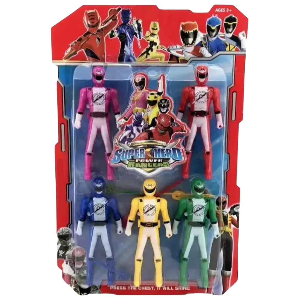 PEBBLE HUG Action Hero Ranger Toy Imaginative Adventure Role Play Figure for Kids
