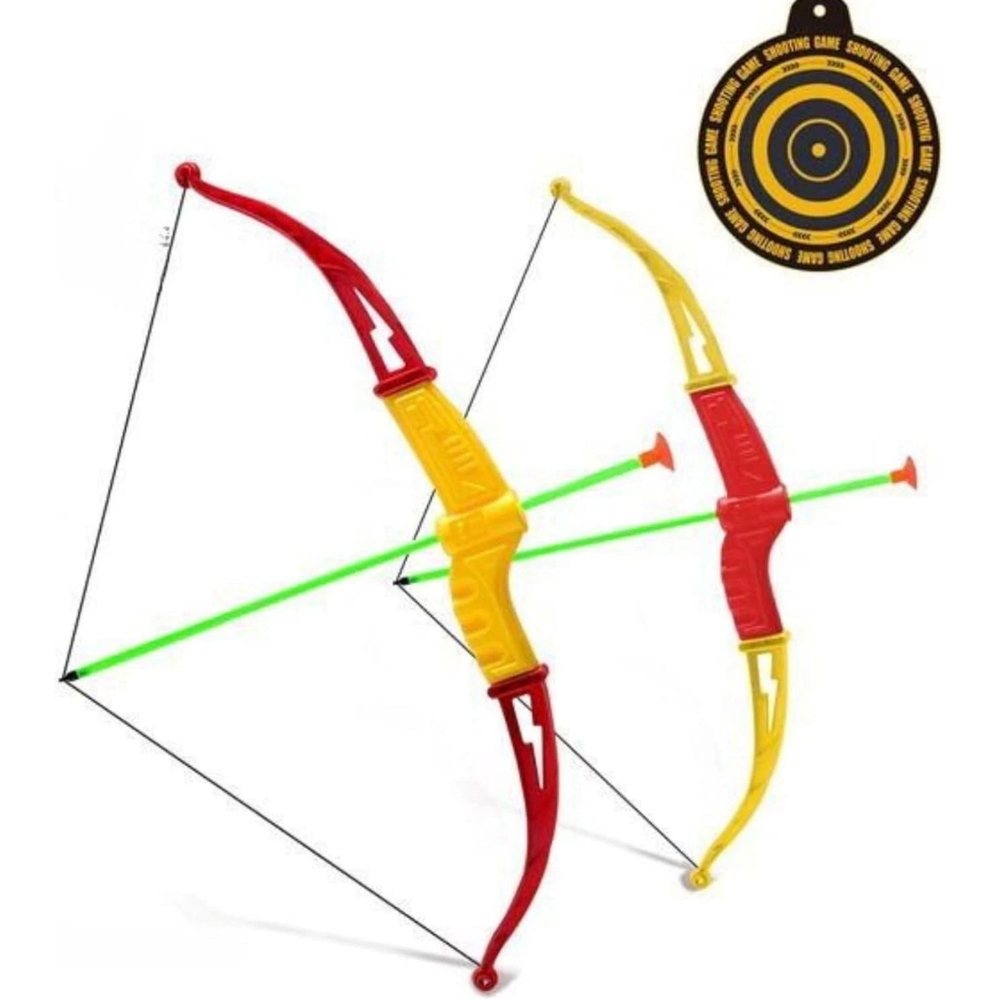 PEBBLE HUG Kids Bow & Arrow Archery Set with Target Board Suction Cup Arrows & Quiver