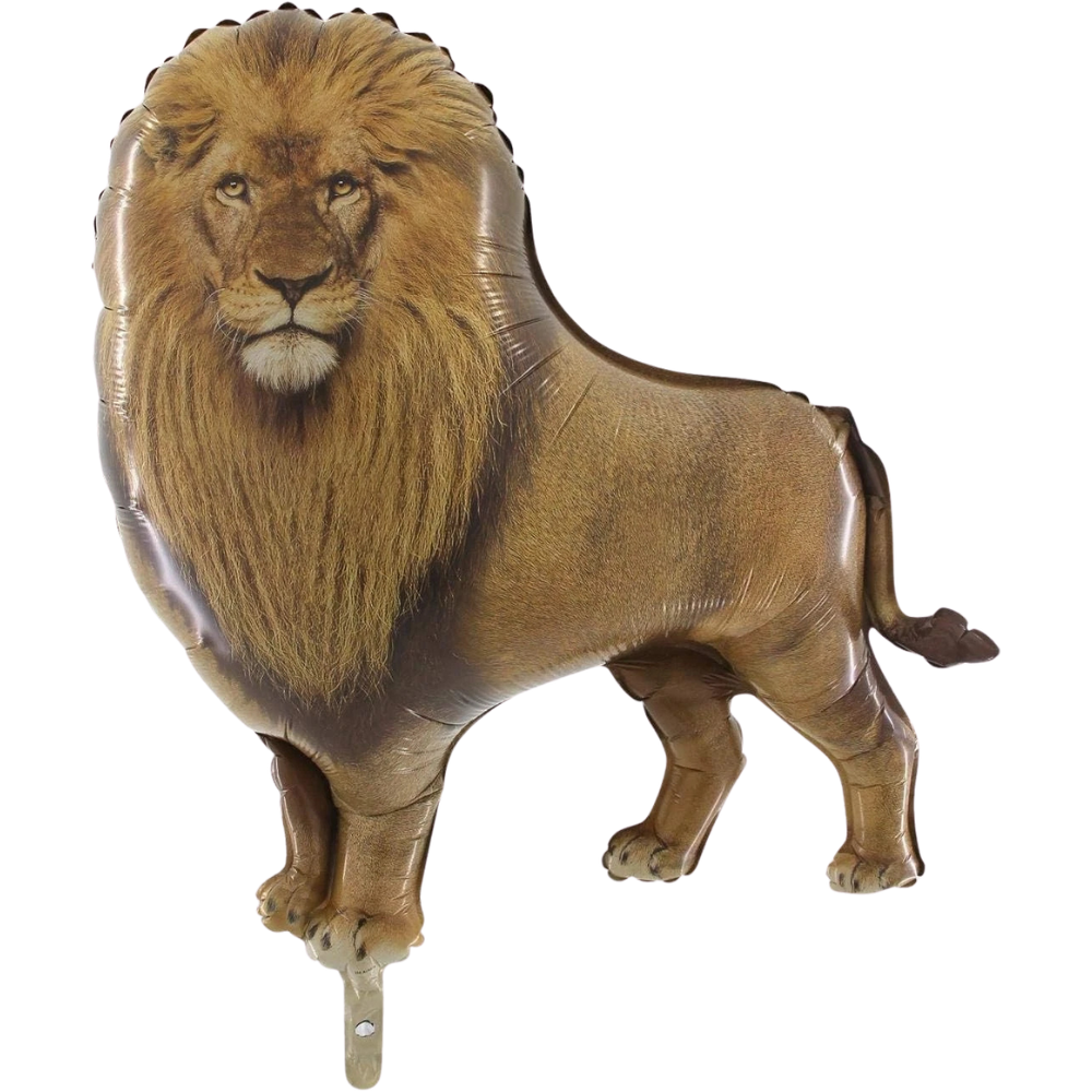 Toyland 33 Inch Wild Lion Foil Balloon Animal Jungle Birthday Party Decoration