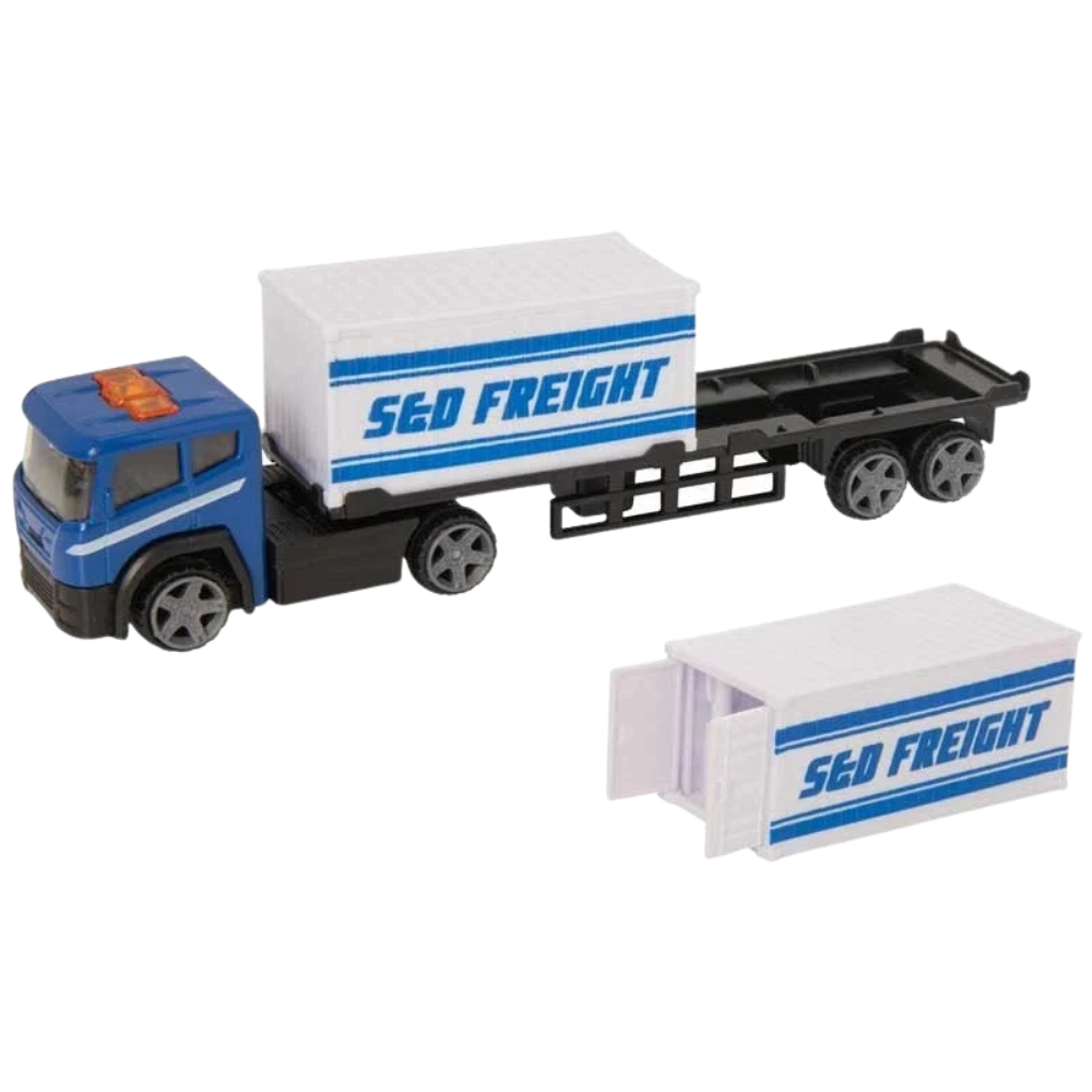 Teamsterz Sed Freight Cargo Transport Lorry Truck Diecast Model Toy 1:64–1:87 Scale Vehicle