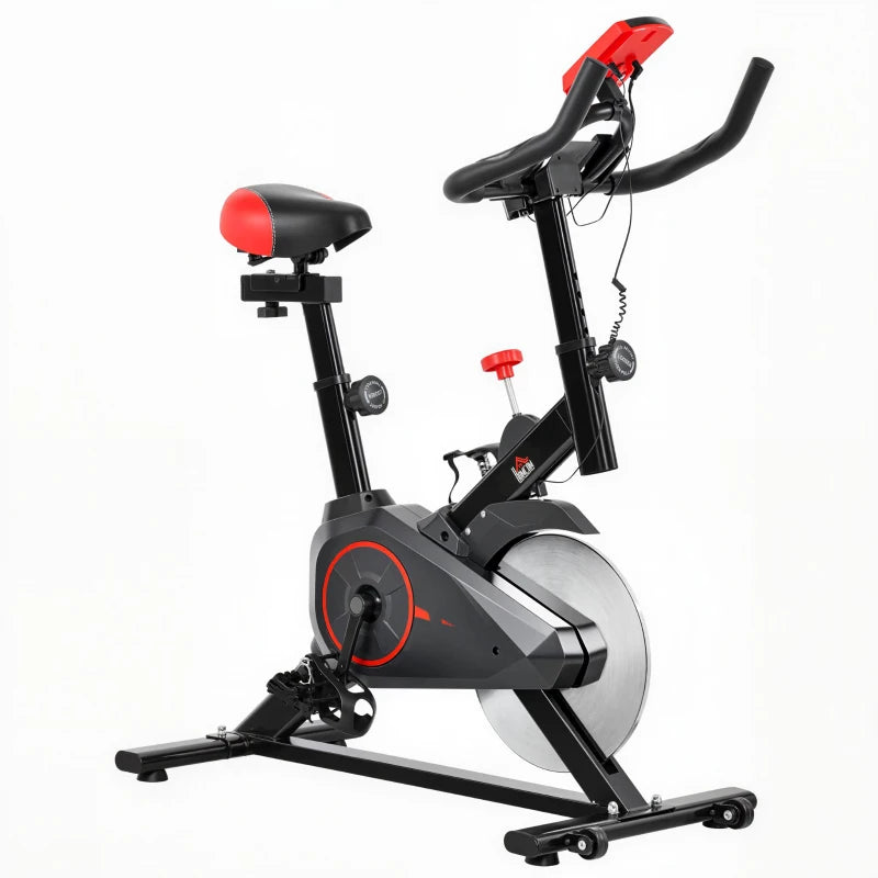 Home Exercise Bike – Upright Design, Adjustable Seat & Resistance
