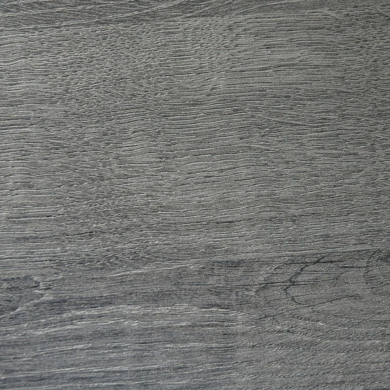 Grey Industrial Nightstand with Storage Shelf & Drawer