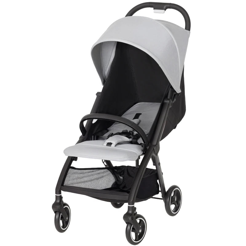 Lightweight Compact Buggy with Canopy & Recline – Travel Stroller for Easy Transport