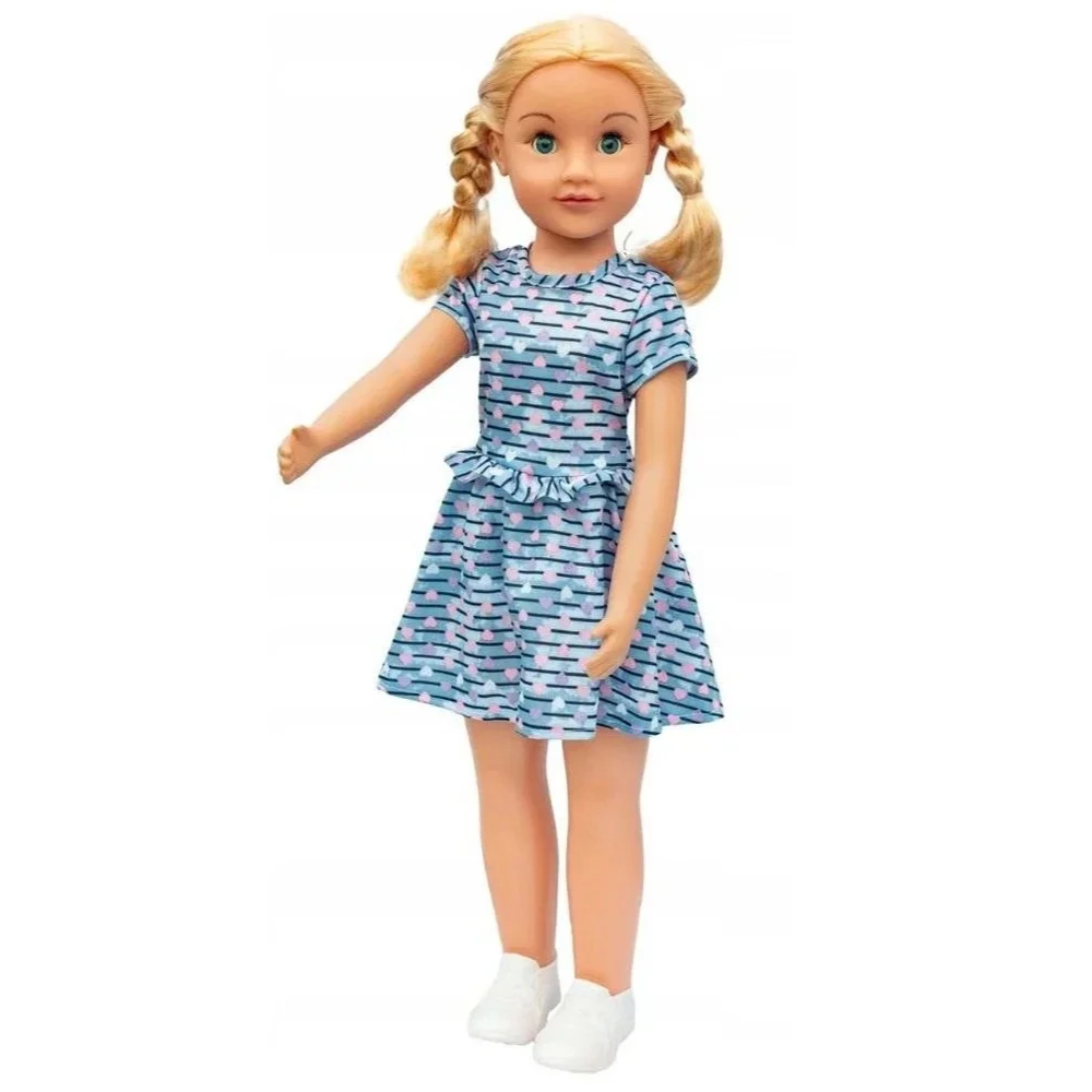 Anek Walking Doll Julka 70cm Large Toy Doll for Children Pretend Play Imaginative Fun Gift New