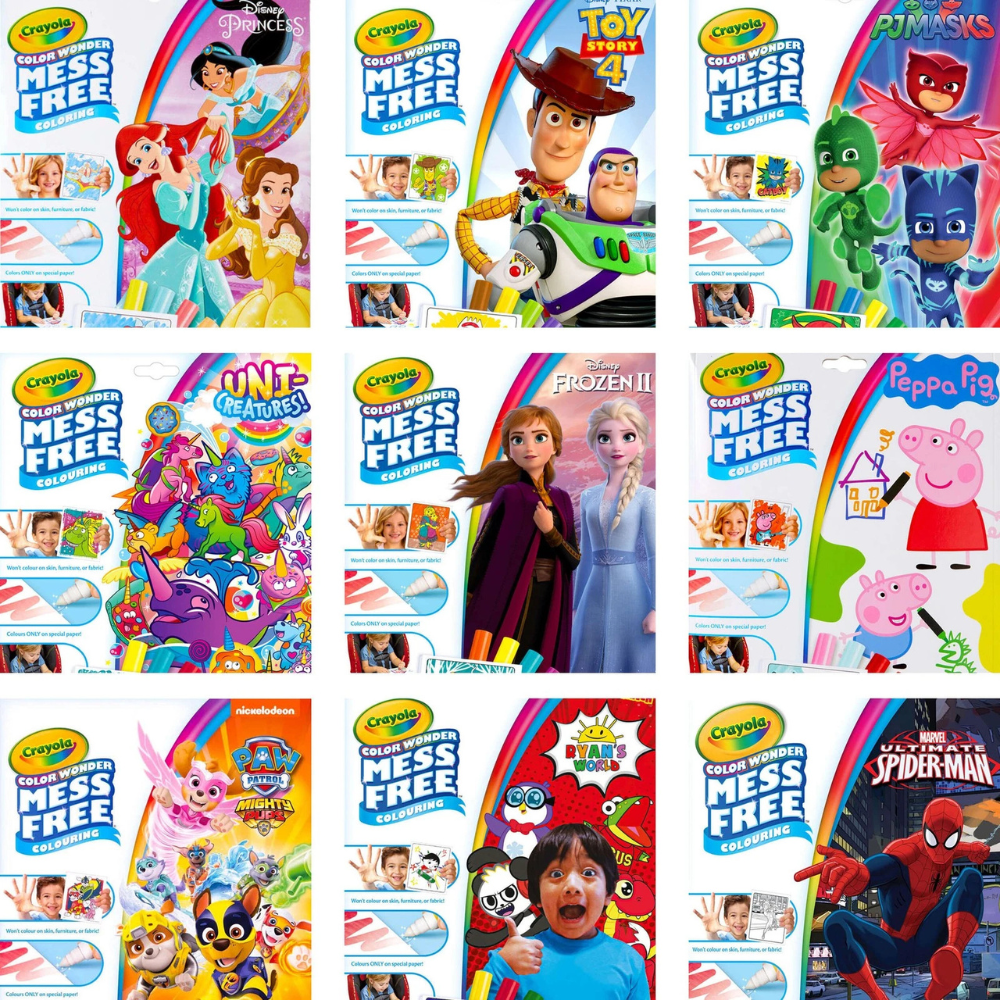 Crayola Color Wonder Mess-Free Colouring Activity Set Choose Your Favourite Design Ages 3+