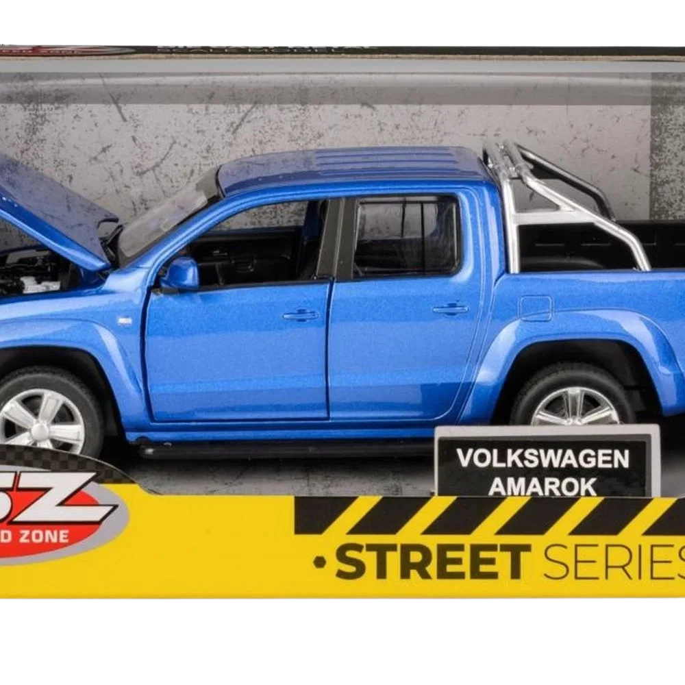 Volkswagen Amarok Blue Pickup Truck Toy Car Model Diecast Style Vehicle for Kids and Collectors Gift