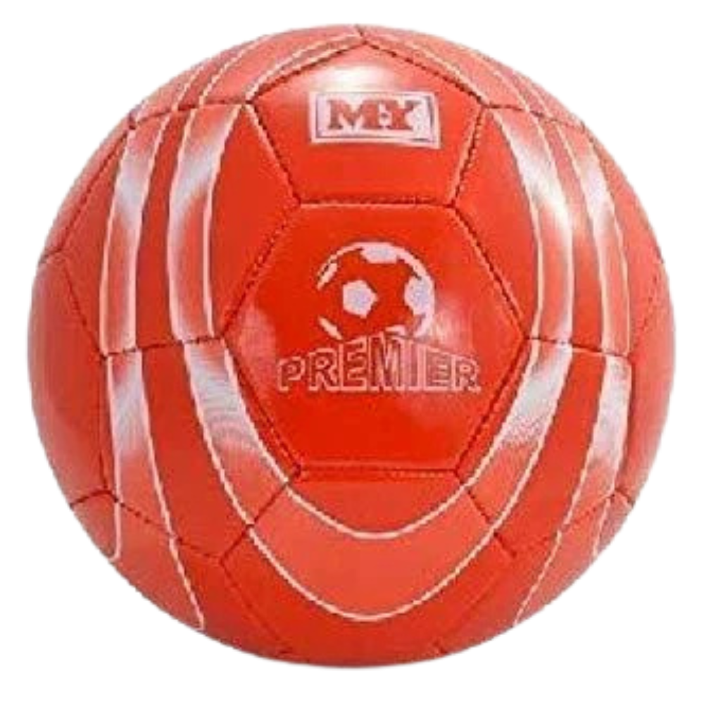 Toyland 8 Inch Red & White Striped Inflatable Football Outdoor Game Ball Kids Age 3+ Es3-Red