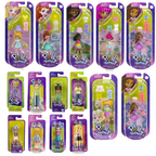 Polly Pocket Accessories Doll Set 9 Cm Trendy Outfit & Mini Dolls Mattel Toy