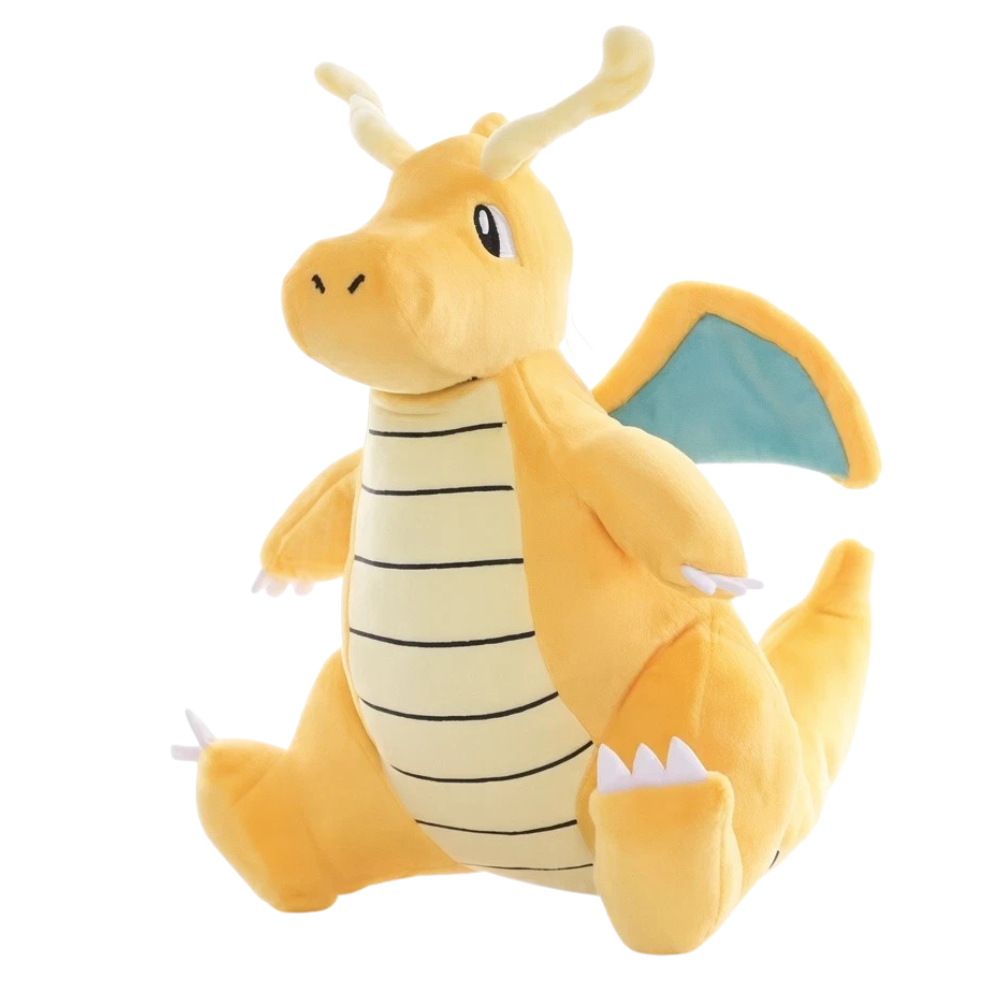 Pokemon Dragonite Plush Soft Toy Teddy 20cm Cuddly Dragon Flying-Type Character Gift Kids Collectors