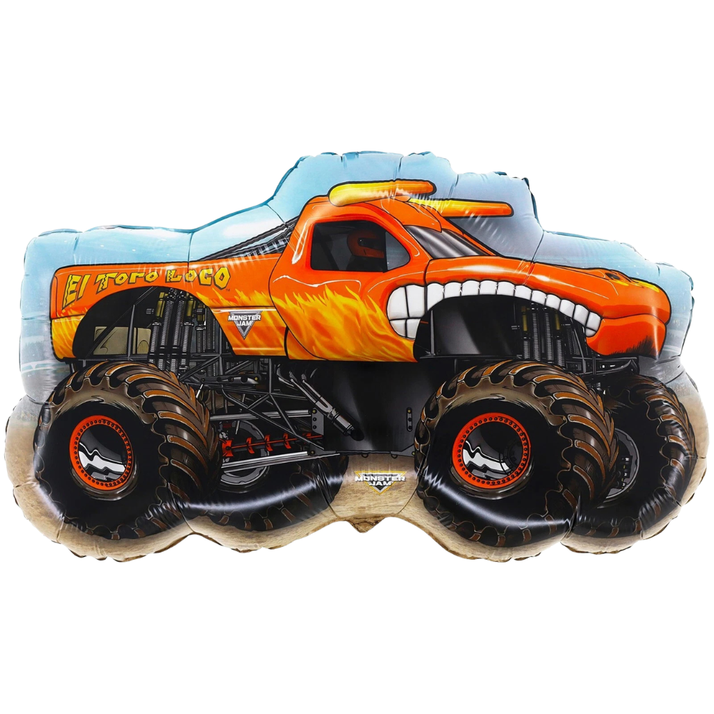 Toyland 85cm Monster Jam El Toro Loco Foil Balloon 33 Inch Monster Truck Party Decoration