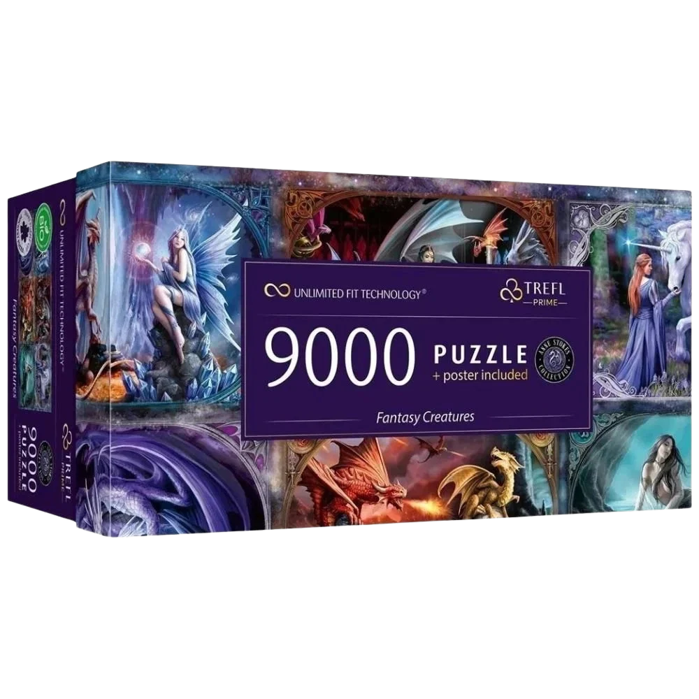 Trefl Fantasy Creatures Anne Stokes 9000 Piece Jigsaw Puzzle for Adults Fantasy Art Collectors