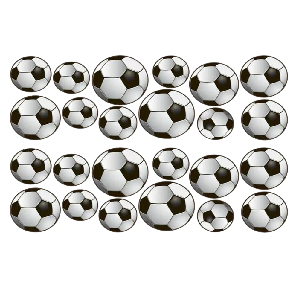 Football Wall Stickers for Kids Bedroom Easy Removable Sports Wall Decals Boys Girls Room Decor