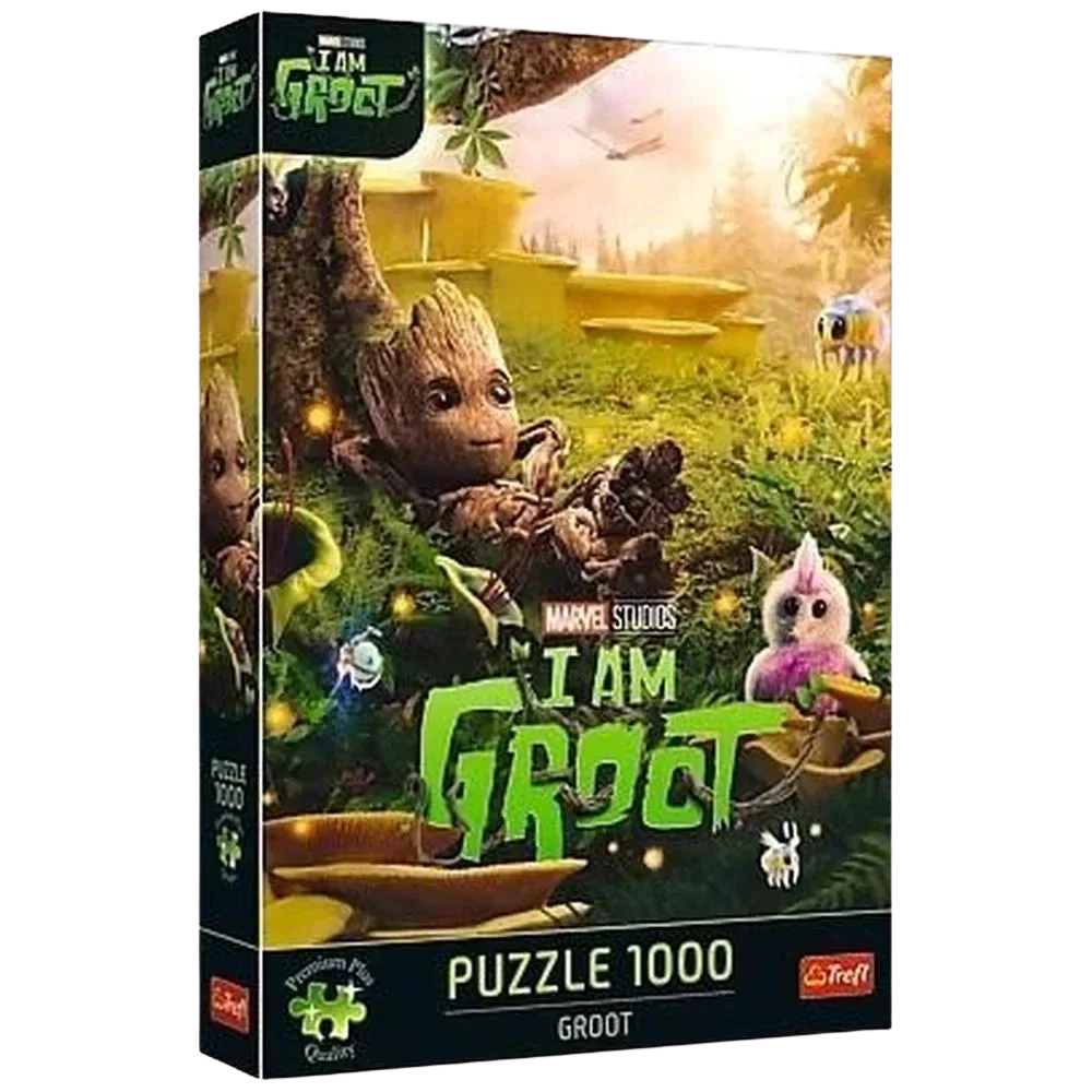 Trefl Groot Jigsaw Puzzle 1000 Pieces Marvel Character Puzzle for Adults and Superhero Fans Gift