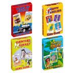 Children's Traditional Card Games Happy Families Jungle Snap Donkey & Pairs