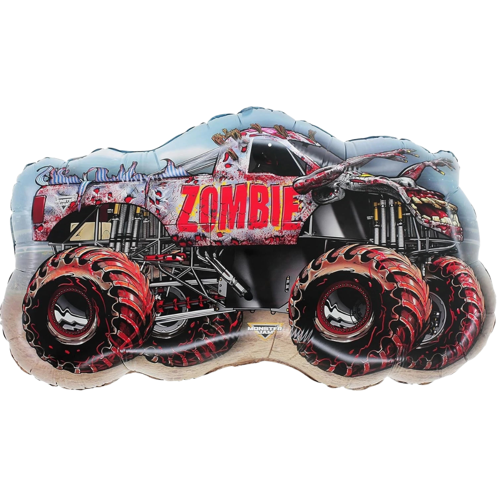 Toyland 80cm Monster Jam Zombie Foil Balloon 32 Inch Monster Truck Party Decoration Kids Gift