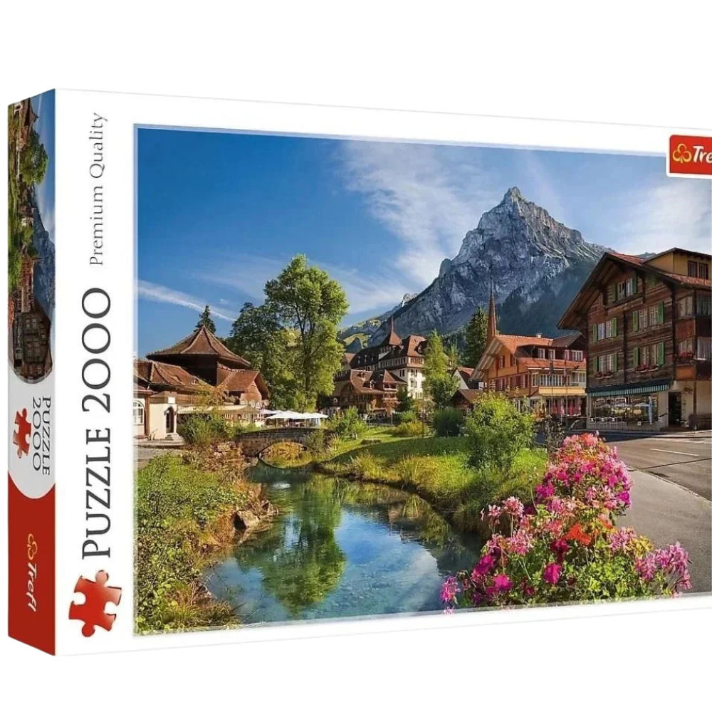 Trefl Alps in Summer Jigsaw Puzzle 2000 Pieces Scenic Mountain Landscape Puzzle for Adults and Families