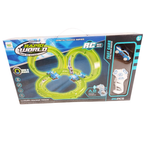 Glow in the Dark Stunt Loop Race Track Set 25 Pcs Rc Remote Control Car with Light Kids Toy 6+