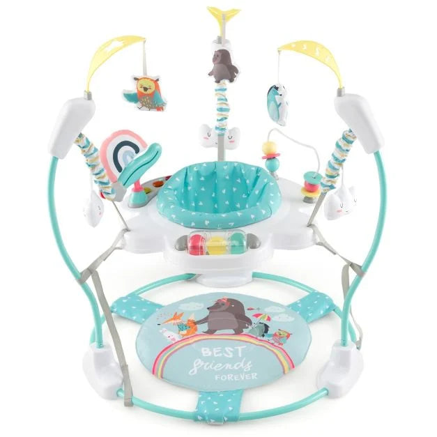 Baby Activity Center with 360° Rotating Seat & 3 Height Levels for 6 Months+