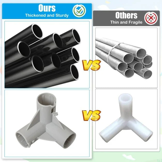 Baby Playpen 206×147 cm with 50 Ocean Balls for Babies and Toddlers