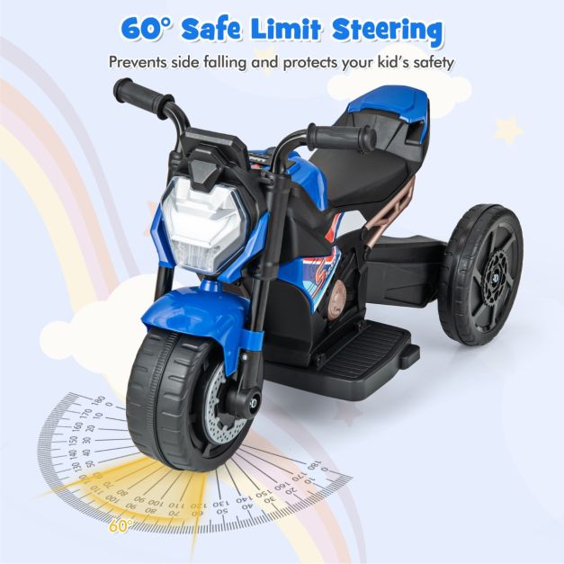 Kids 6V Ride-On Bike | 2/3-Wheel Conversion & Removable Training Wheels