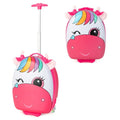 Children’s Luggage with Light-Up Spinner Wheels and Telescopic Handle