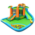 7-in-1 Kids Bounce House with Slide & Trampoline – Blower Not Included