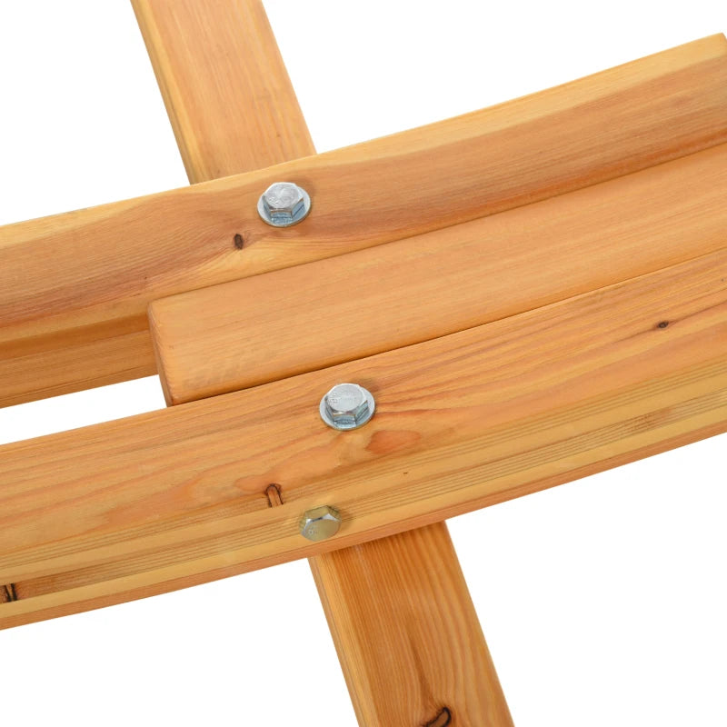 Outdoor 3.25m Wooden Hammock Stand with Universal Fit for Multiple Hammocks
