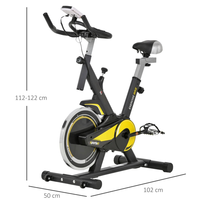 Stationary Exercise Bike – Home Training Bike with Adjustable Resistance