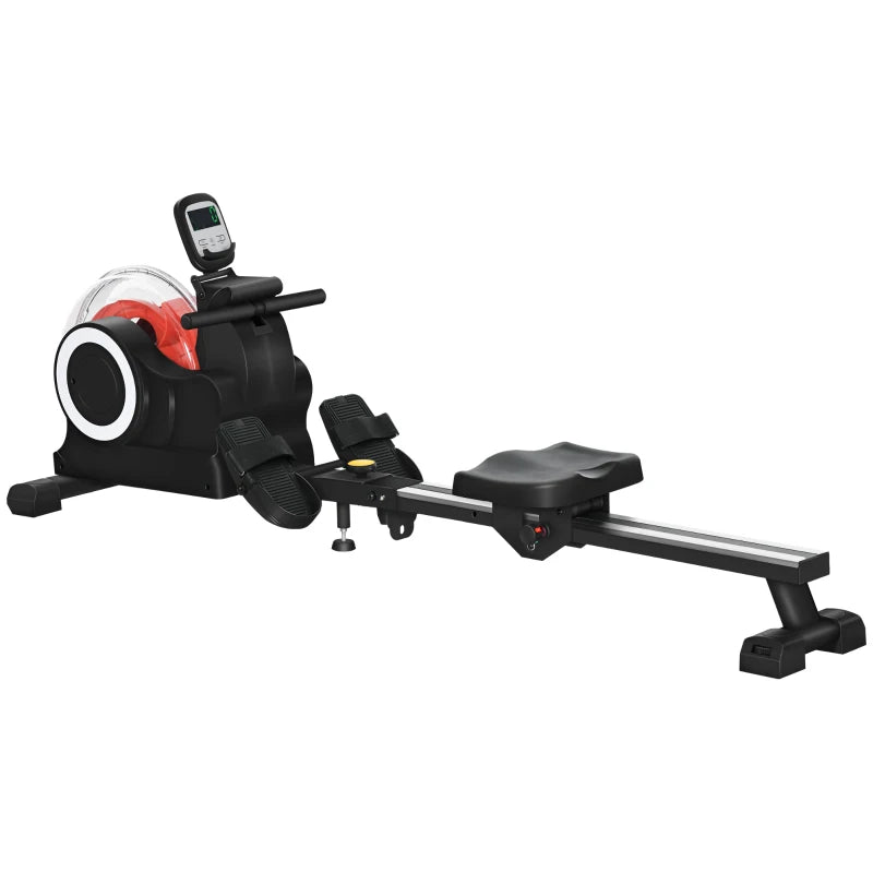 Portable Water Rower – Foldable Rowing Machine with Wheels