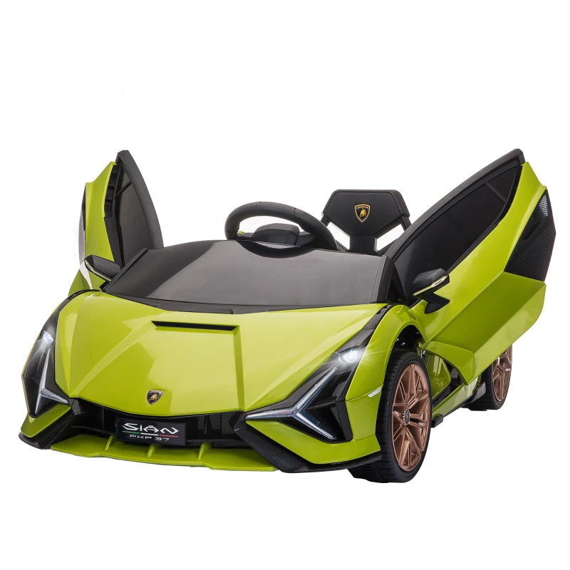 Licensed 12V Lamborghini Kids Electric Ride-On Car with Remote, Music, Lights