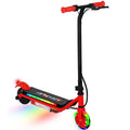 Kids’ Electric Scooter 6-14 Years – Red with Eye-Catching Colorful Lights