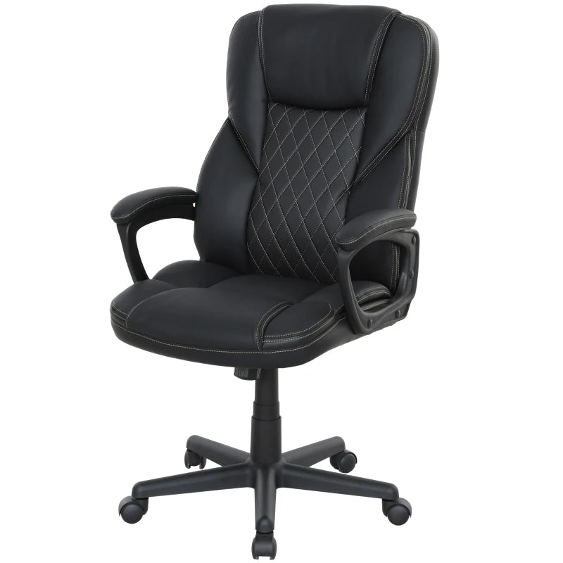 Black Executive Chair – High Back, Swivel, Ergonomic Design