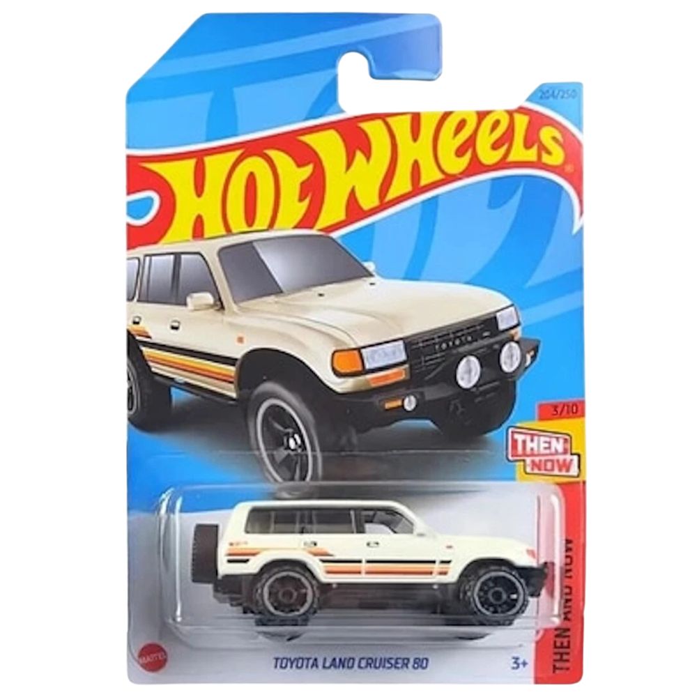 Hot Wheels Toyota Land Cruiser 1980 1:64 Die-Cast Vehicle Multi-Colour Collectable Toy