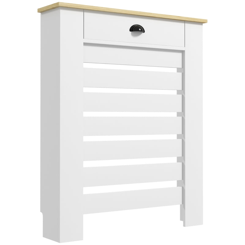 95.5 x 78 cm Radiator Cover – White Finish with Drawer