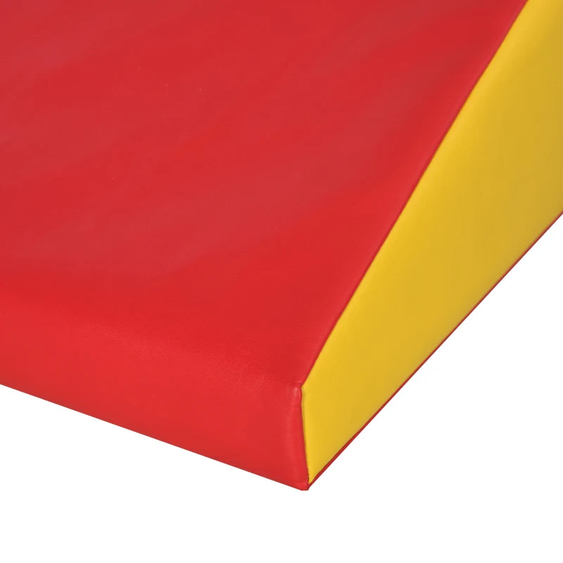 Red Soft Playset 2-Piece for Toddlers – Perfect Climb and Crawl Toy Ages 12-36 Months