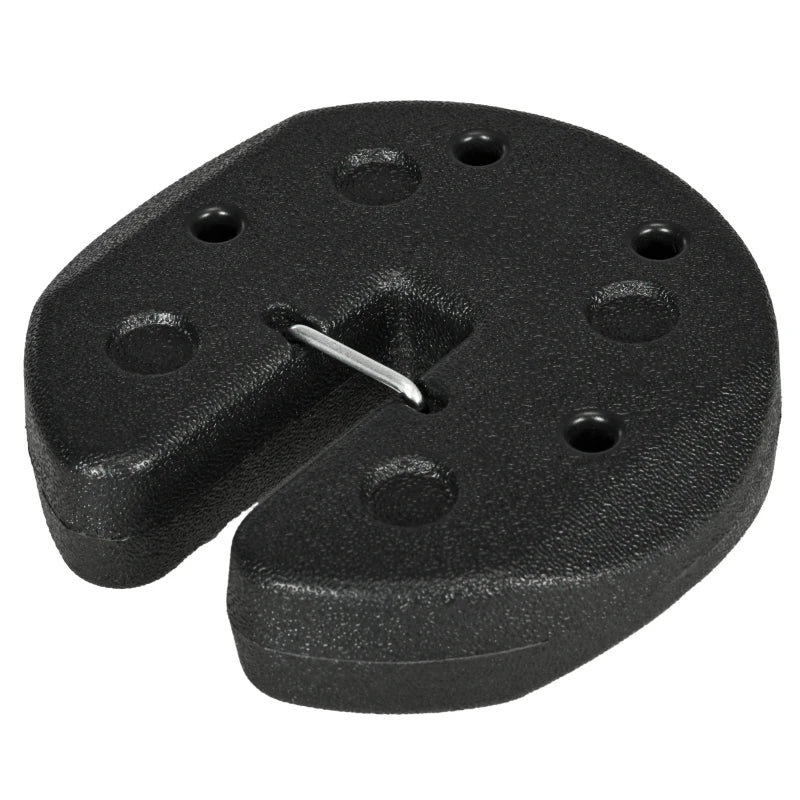 Gazebo Weight Set of 4 with Carry Belt and Reinforced Pins for Secure Setup 12KG