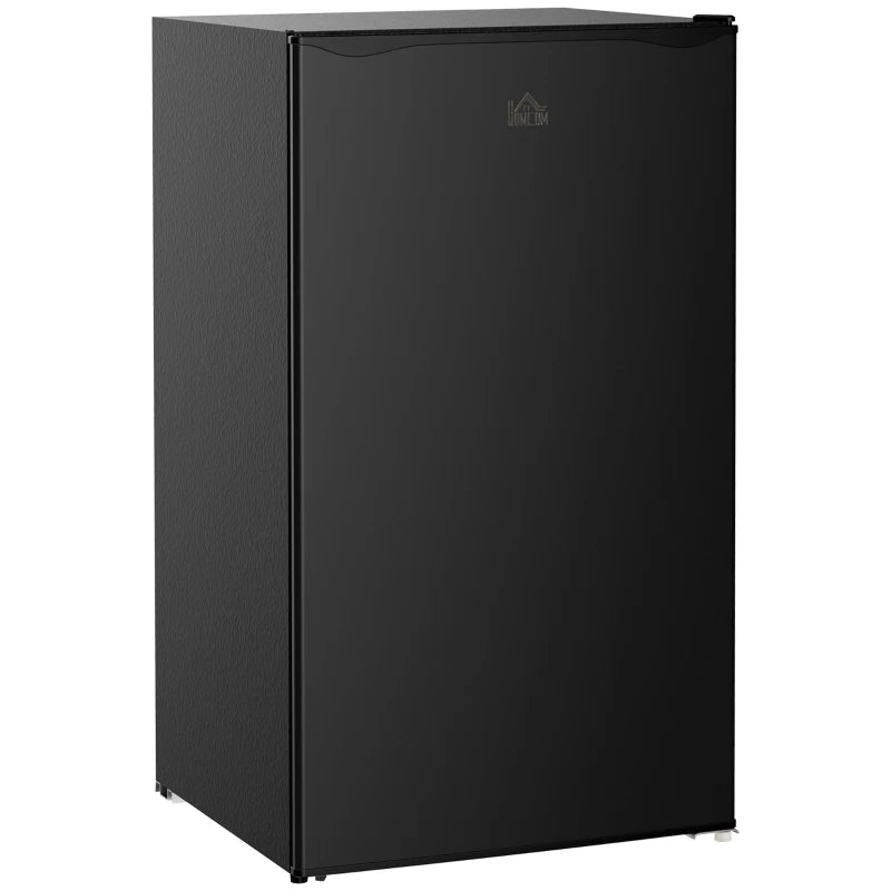 Under Counter Fridge Freezer – 91L Black with Adjustable Thermostat