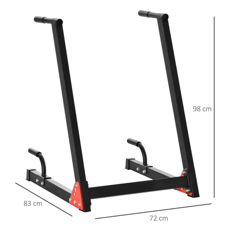 Upper Body Dip Stand – Home Gym & Office Fitness, Black