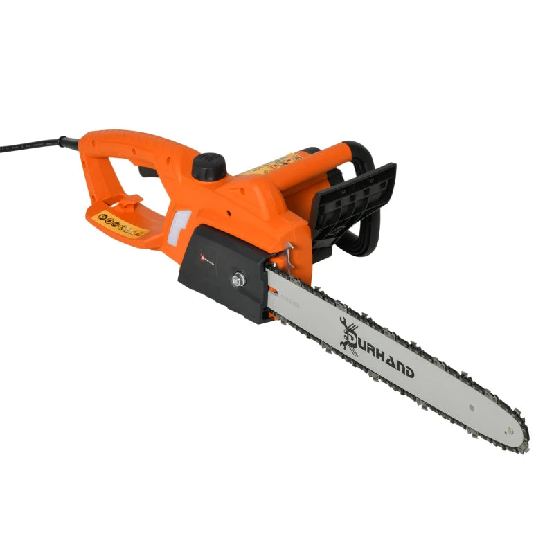 2000W Electric Chainsaw with 16" Aluminum Blade, Auto Lubrication & Fast Chain Speed
