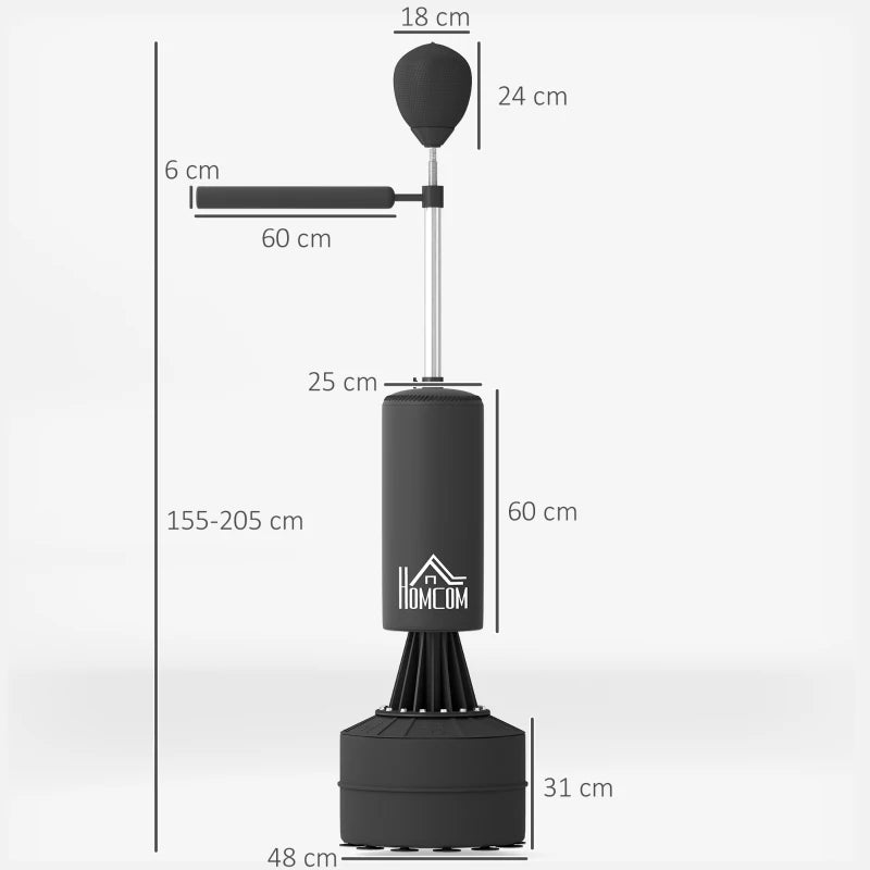 Boxing Trainer Stand – Rotating Arm, Fillable Base, Adjustable Height