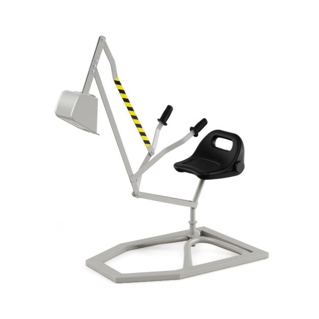 Rotating Sandbox Digger Toy for Kids with Dual Controls and Flexible Shovel