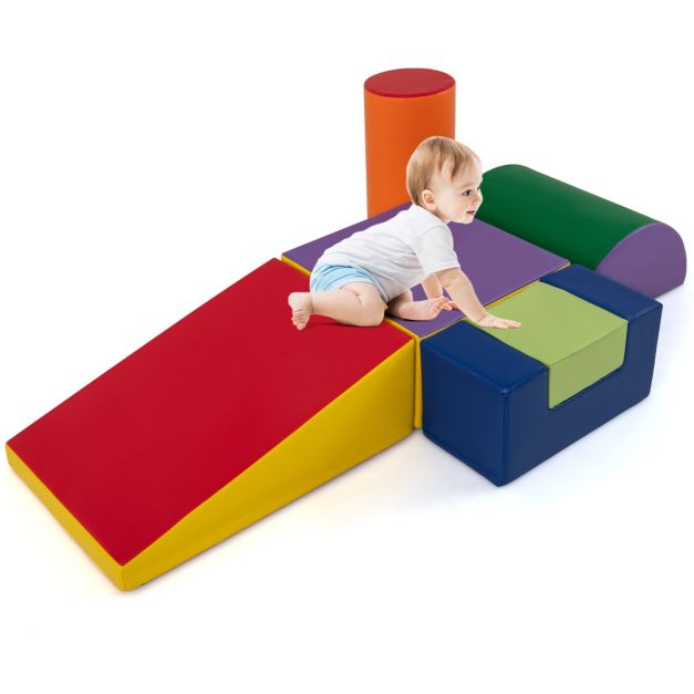 Foam Climbing Blocks with PU Cover for Toddlers Ages 1–3