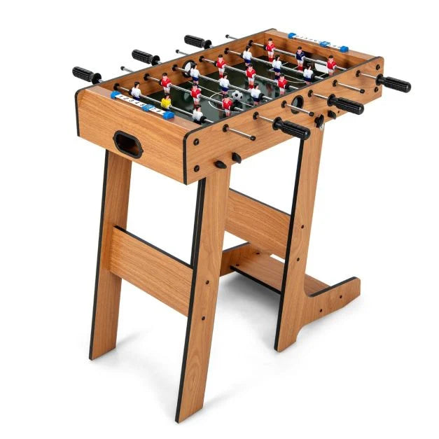 Mini Table Football Game with Strong Handles and 2 Soccer Balls
