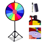 Adjustable Tripod Colored Fortune Wheel – Tabletop & Event Game Fun