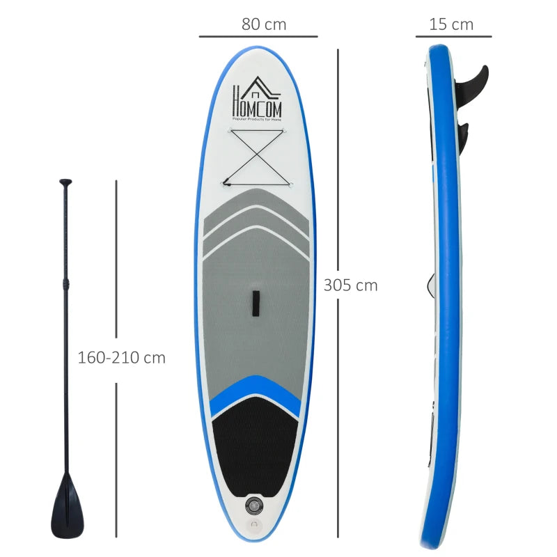 Inflatable SUP Board – Includes Paddle, Pump, Leash & Storage Bag