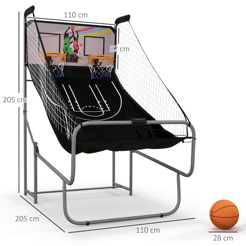 Foldable Basketball Arcade – 8 Game Modes & Sound Effects