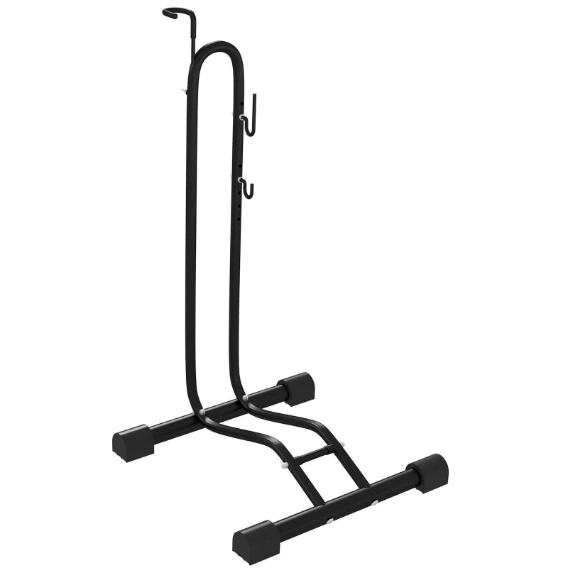 Versatile Bike Rack – Adjustable Hooks for 24"-29" Wheels