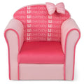 Toddler Couch with Plush Velvet Cover and Supportive Backrest